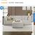 4 piece light gray fabric modular sectional 7 thumbnail