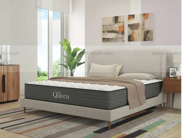 NEW Victoria Cooling Gel & Pocket Coil Hybrid 8" Mattress, TWIN XL 1