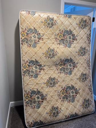 FREE mattress, full size, clean, torn stitching 1