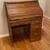 Classic Solid Oak Rolltop Desk with Locking File Drawer - Very Good Condition 7 thumbnail
