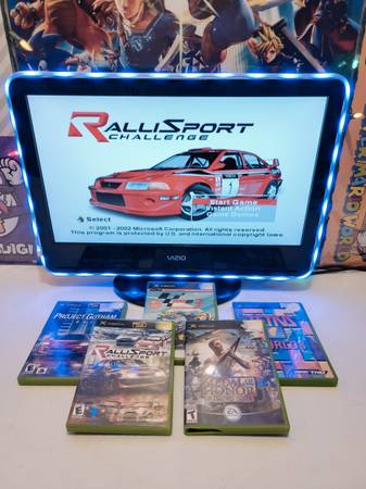Xbox Video Game Set PGR MotoGp Tetris Medal Honor Rallisport 1