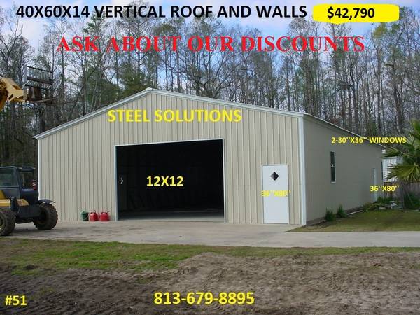 STEEL SOLUTIONS STEEL BUILDINGS INSTALLED ! 1