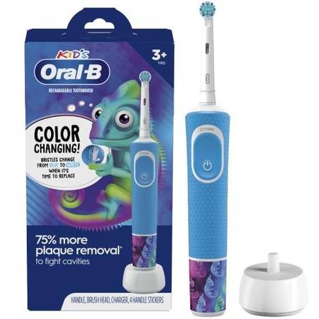 ORAL B KIDS COLOR CHANGING ELECTRIC TOOTHBRUSH 1