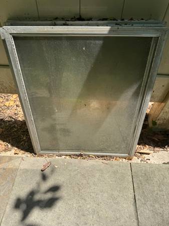 Window Glass Single Pane - Aluminum Clad 1