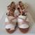 New - Women's Satin Salsa Dance Heels, Size 9.5 9 thumbnail