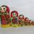 Russian Hand Painted 9 Piece Matryoshka Nesting Dolls-9 1/8" Tall 1 thumbnail
