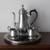 Vtg Lunt English Pewter Coffee Set Creamer Sugar Tray Pot 1 thumbnail