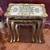 3 Vintage Nesting Gold Florentine Tables made in Italy 4 thumbnail