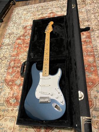 ‘91 USA Fender Stratocaster STD. GunMetal Blue 1