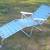 Vintage Webbed Reclining Chaise Lounge Aluminum Lawn Beach Chair 1 thumbnail