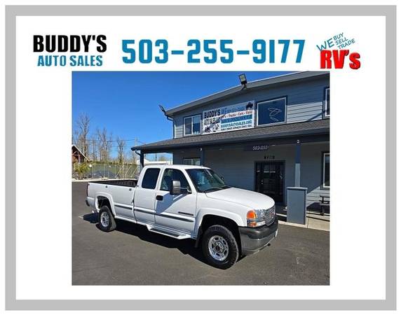 2002 GMC Sierra 2500HD 4wd hd SLE extended cab long bed low miles sle - $17,950 (Buddys RVs)63624308009345124