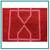 8ft 6in X 9ft 8in Raspberry Red With Pink Trellis Flatweave Rug 10 thumbnail