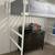 VITVAL Loft bed frames, white/light gray 5 thumbnail