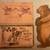 3 Antique Leather Postcards 1 thumbnail