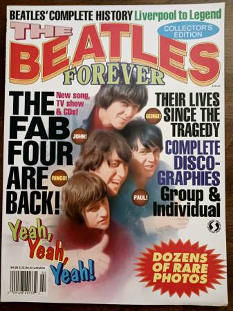 Beatles collectable magazines 1995 Like New 1