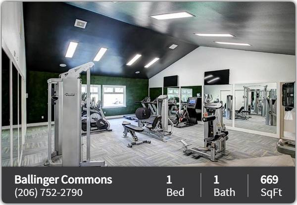 $1,760 / 1br - 669ft2 - ¡No espere! Este espacioso departamento de 1 dormitorio y 1 baño se agotará rápido. ¡669 pies cuadrados! (Shoreline)63688352616705120