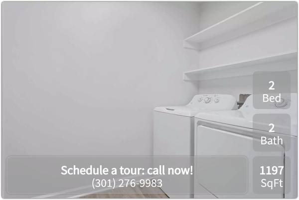 $2,250 / 2br - 1197ft2 - All you need and more: 2 BR, 2 BA in a vibrant community. (Silver Spring - Near ICC 200)64040194788739121