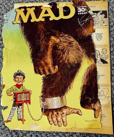 1967 Mad magazine 30 cent issue King Kong 1