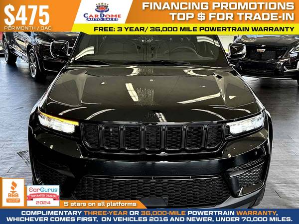 2023 Jeep Grand Cherokee Altitude - $515 (CarDome)63470235622017124