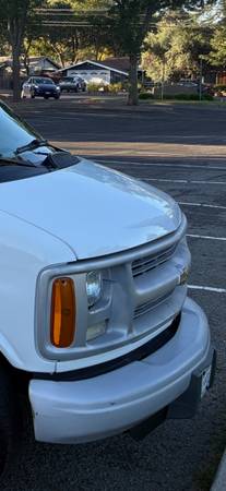 96-02 Chevy Express Van 3500 Front Bumper OEM Gray 1