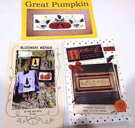 Fall & Halloween Patterns--Set of 3 1