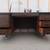 Walnut Mid Century executive desk with lock and key 4 thumbnail