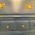 Heywood Wakefield 4-Drawer Blue Painted Tall Dresser 3 thumbnail