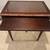 Small Glass Top Writing Desk with pull out shelf 2 thumbnail