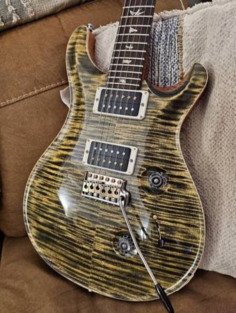 Prs Custom 24 Obsidian 2014 with Case - 10 Top 1