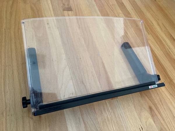 3M Adjustable In-Line Document Holder DH640, Black 1