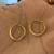 22K Yellow Gold Hoop Earrings   Excellent Condition 3 thumbnail