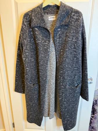 LAINEY WOMENS OPEN-FRONT CARDIGAN SWEATER 100% CASHMERE HAND KNT 0/SZ - $1,200 (Westwood Los Angeles CA)63471427714817120