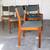 Set of 6 Danish Modern Teak Dining Chairs | Forest Green Knoll Fabric 3 thumbnail
