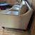 Ethan Allen Modern Cream Leather 8ft 94”L 36”D 35” H Three Seat Sofa 8 thumbnail