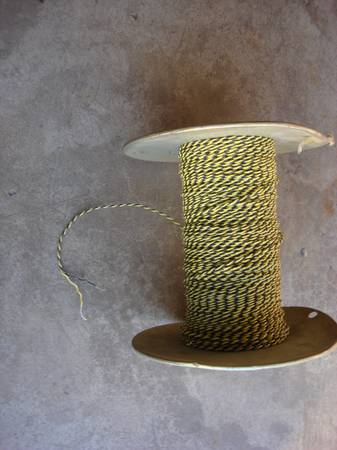 22 AWG. TWISTED PAIR , STRANDED WIRE. 1