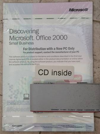 Microsoft Office 2000 sealed package 1
