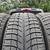 Set of 4 185/65/15 Michelin X ice3 winter snow tires on steel wheels 2 thumbnail