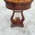 Maitland Smith Burled Walnut Lyre One Drawer Side Table 2 thumbnail