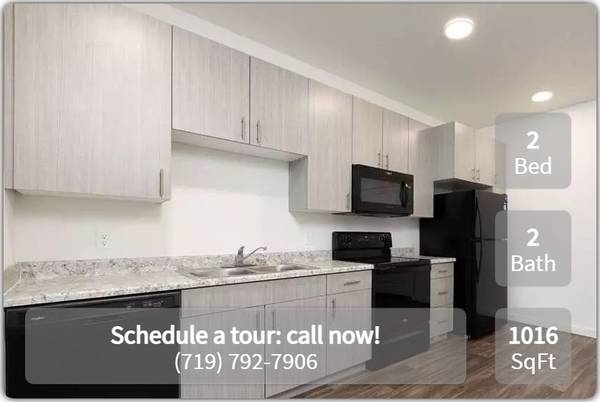 $1,441 / 2hab - 1016ft2 - ¡Mira estas vistas! Te encantará esta ubicación y este apartamento de 2 habitaciones y 2 baños! (Colorado Springs)63668452734723121