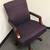 Burgundy fabric conference room/office chairs 1 thumbnail
