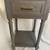 Gray 2 Tier Wood Night Stand w/ USB Ports &  Electric Plug 5 thumbnail