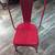 Red metal chairs and mint barstools 1 thumbnail