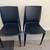 Set of 2 Black Plastic stacking Chairs from DWR 1 thumbnail