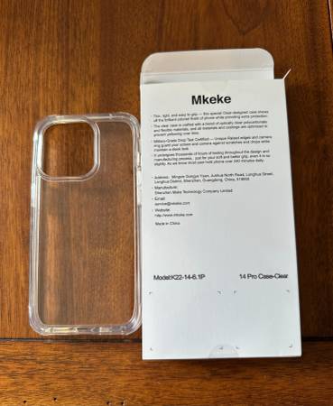 Apple iphone 14 Pro clear case 1
