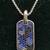 DAVID YURMAN Sterling Silver Diamond & Sapphire Chevron TAG w/ CHAIN 1 thumbnail