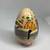Russian Hand painted Decorative Wooden Lacquer Egg (1993 Signed) 1 thumbnail