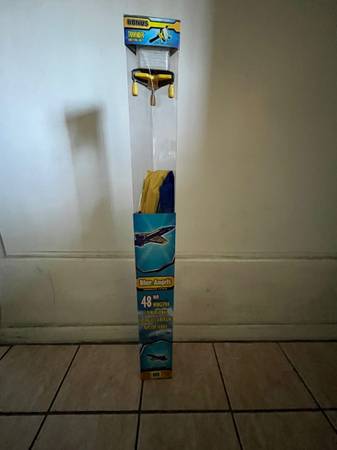 Blue Angels Supersized 3-D Kite - 48" Wingspan - Brand New 1