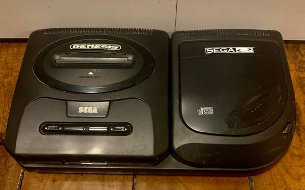 Sega Genesis With Sega CD Gaming System Console 1