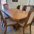 Solid wood dining table w/ 6 chairs + extension leaf 1 thumbnail