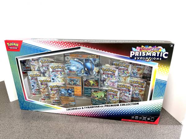 Pokemon TCG Scarlet Violet Prismatic Evolutions Premium Collection Box 1